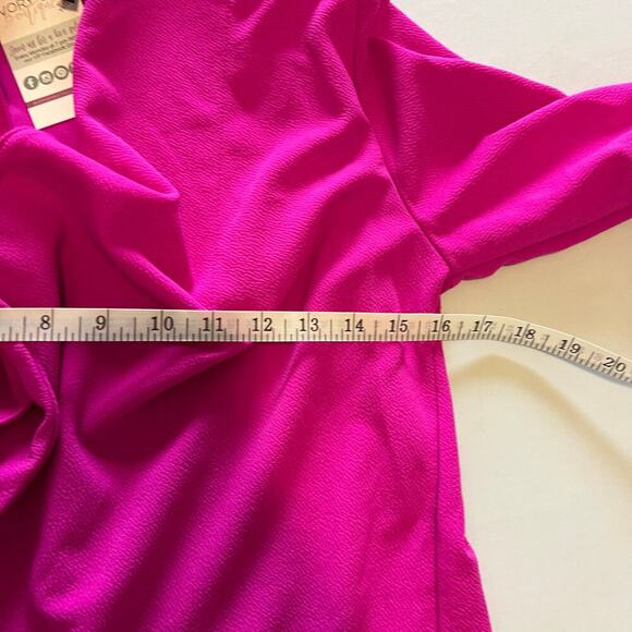 MOA Collection bright pink open front blazer S - Picture 8 of 8